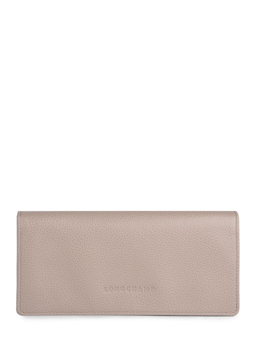 Longchamp Le foulonné Wallet Gray
