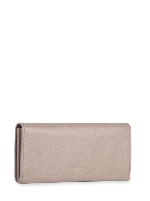Longchamp Le foulonné Wallet Gray