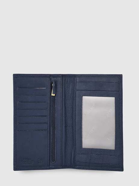 Porte-chÃ©quier Cuir Katana Bleu marina 753008 vue secondaire 1