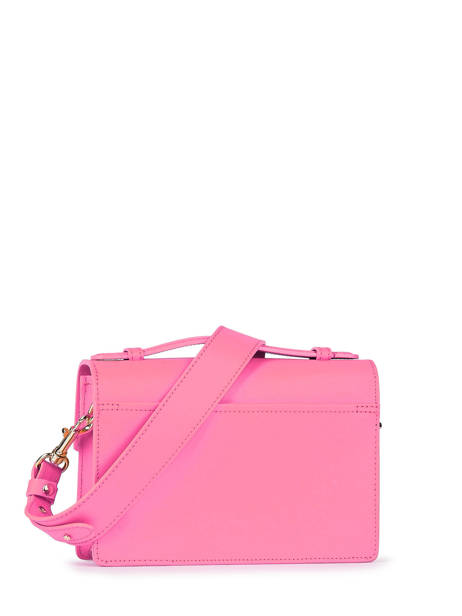 Sac Bandoulière Zoé Cuir Lancaster Rose zoe 10 vue secondaire 4