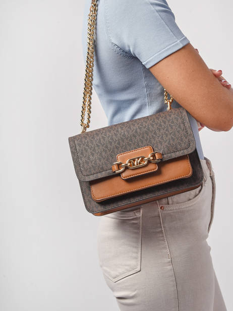 Leather Heather Crossbody Bag Michael kors Brown heather S2G7HL3B other view 1