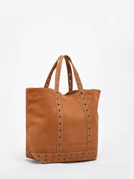 Sac Porté Main Cabas Cuir Cuir Vanessa bruno Rose cabas cuir 22V40413 vue secondaire 4