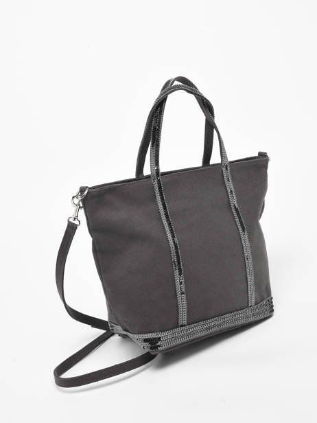 Small Le Cabas Tote Bag Sequins Vanessa bruno Gray cabas 1V40435 other view 2