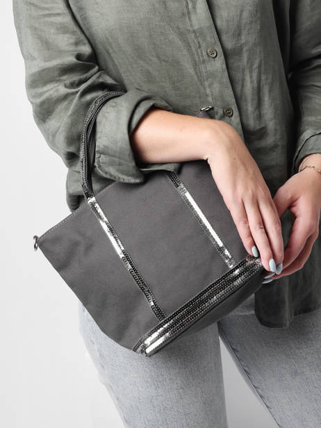 Small Le Cabas Tote Bag Sequins Vanessa bruno Gray cabas 1V40435 other view 1