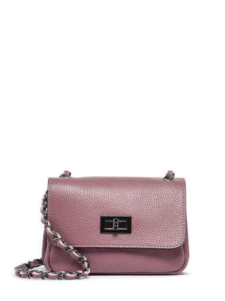 Leather Caviar Crossbody Bag Milano Violet caviar CA21122