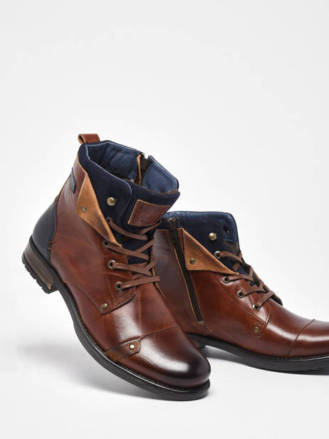 Boots Yedos In Leather Redskins Brown men YEDOS other view 2