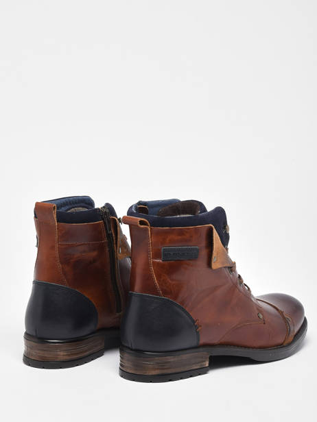 Boots Yedos In Leather Redskins Brown men YEDOS other view 3