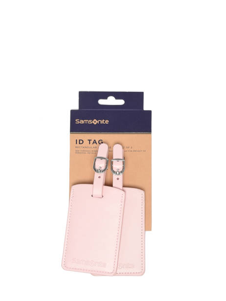 Luggage Tag Samsonite Pink global ta C01051