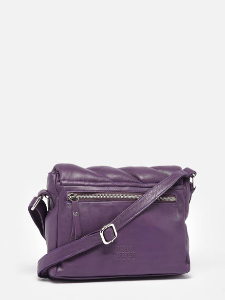 Crossbody Bag Plum Leather Basilic pepper Violet plum BPLU04 other view 4