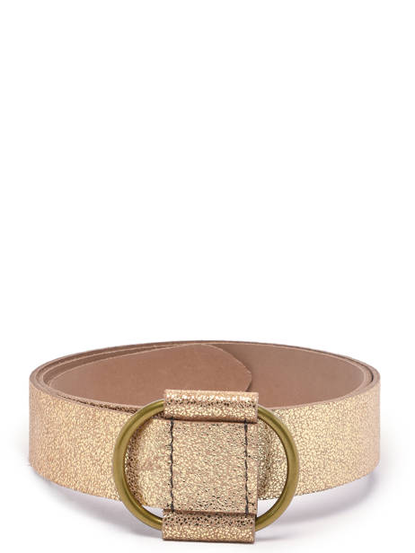 Leather Women's Belt Pieces Gold pilja 17076887