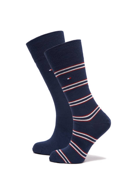 Lot De 2 Paires De Chaussettes Tommy hilfiger Multicolore socks men 71220242