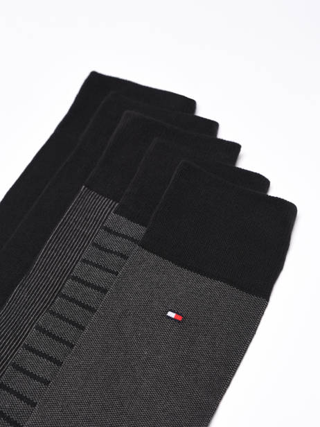 Pack Of 5 Pairs Of Socks Tommy hilfiger Black socks men 71220144 other view 2