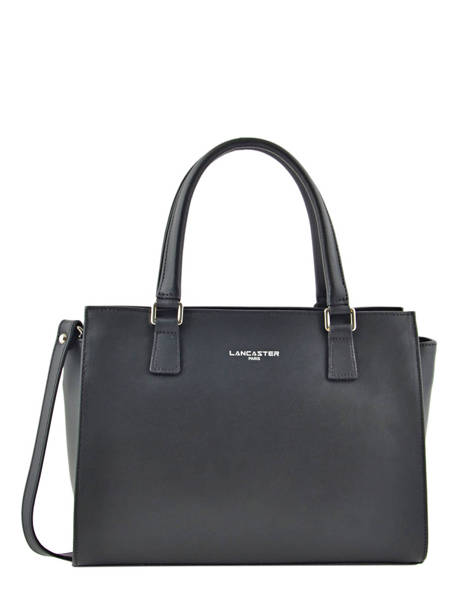 Sac Trapèze Smooth Cuir Lancaster Noir smooth 3