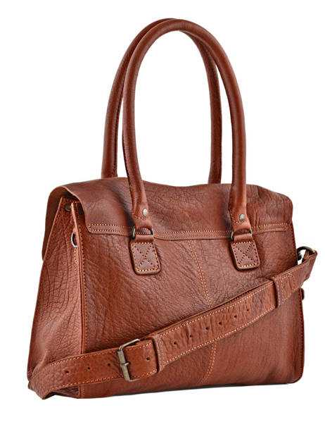 Sac Lerive Gauche M  Cuir Paul marius Marron vintage M vue secondaire 4