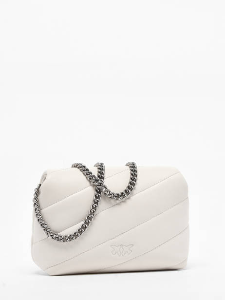 Sac Bandoulière Love Baby Puff Cuir Pinko Blanc love bag puff A0F2 vue secondaire 3