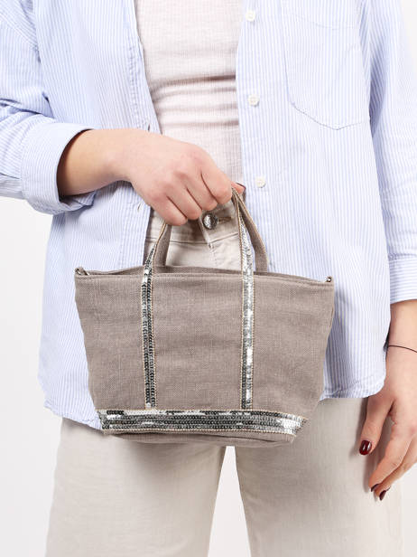 Crossbody Baby Cabas Linen Vanessa bruno Beige cabas lin 31V40410 other view 1