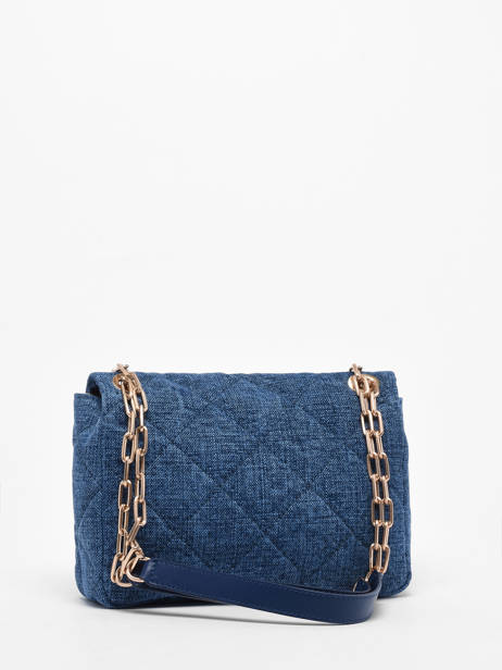 Grand Sac Bandoulière Moon En Lin Vanessa bruno Bleu moon 70V40329 vue secondaire 5