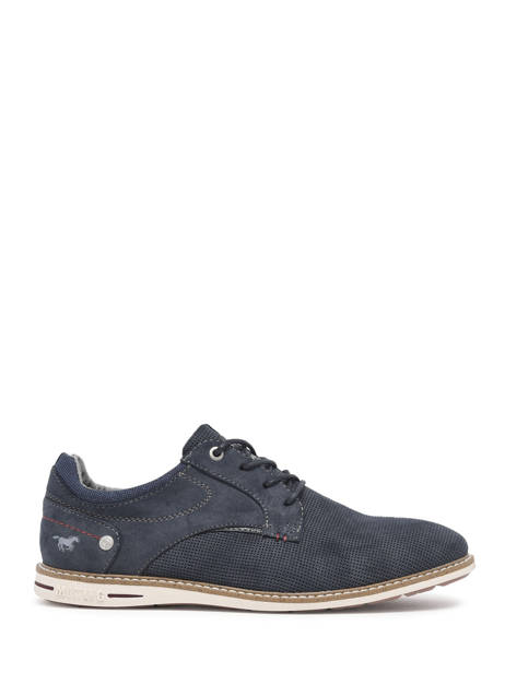 Chaussures De Ville Mustang Bleu men 4150310