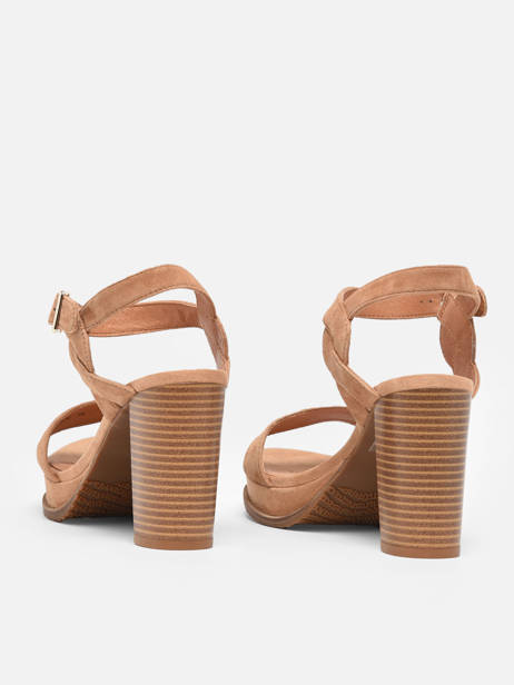 Sandales à Talon Jain En Cuir Mam'zelle Marron accessoires CSG1H03 vue secondaire 4