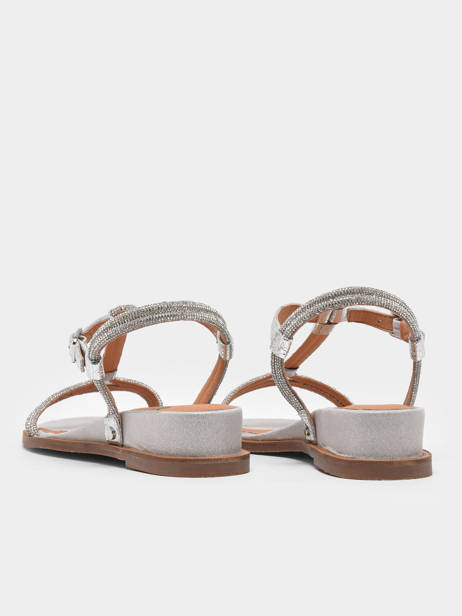 Sandales Olgi En Cuir Mam'zelle Argent accessoires CSG2Q24 vue secondaire 4