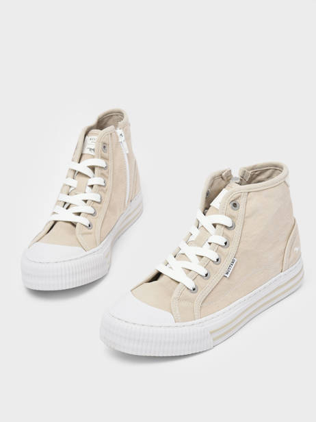 Sneakers Mustang Beige women 1420504 other view 3