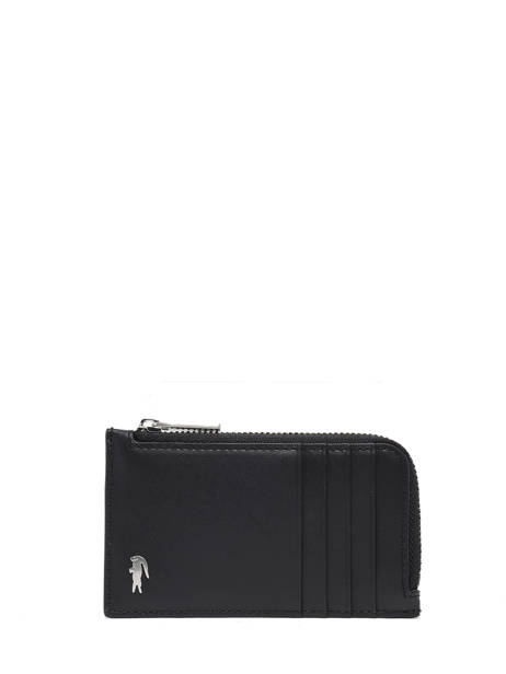 Card Holder Leather Lacoste Black fg NH1992FG