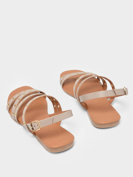 Sandales Canne Pieces Beige women 17136402 vue secondaire 3