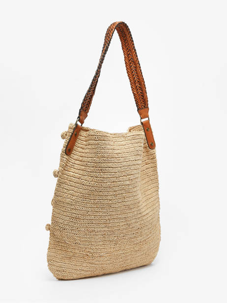 Raffia Josie Shoulder Bag Gerard darel Beige raphia E454 other view 4