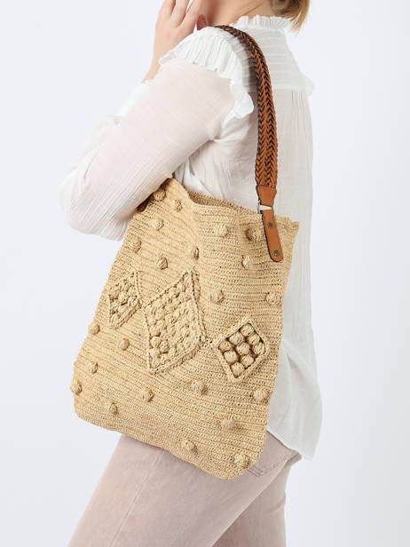 Raffia Josie Shoulder Bag Gerard darel Beige raphia E454 other view 1