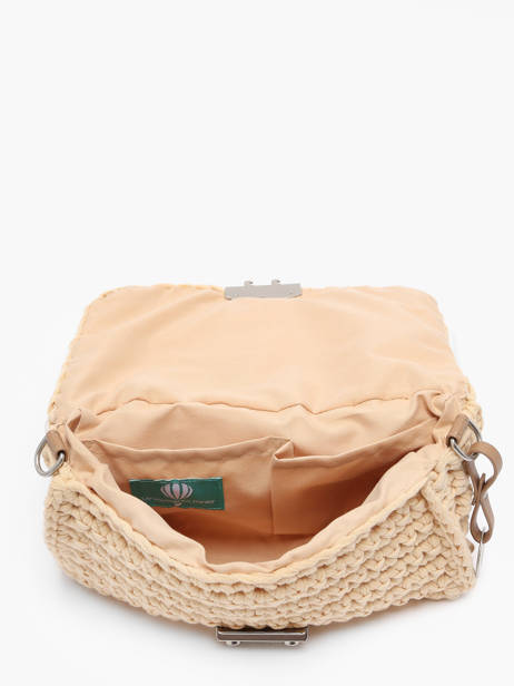 Sac Bandoulière Champetre Le voyage en panier Beige champetre PM653 vue secondaire 3