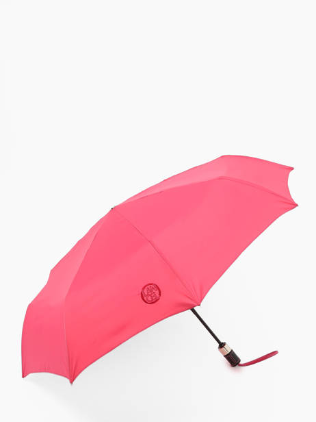 Umbrella Mini Automatic Lancel Pink parapluie L205 other view 1