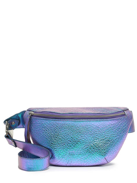 Leather Scarabée Belt Bag Paul marius Blue scarabee BANANSCA