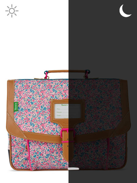 Cartable 1 Compartiment Tann's Rose les fantaisies f 35132 vue secondaire 5