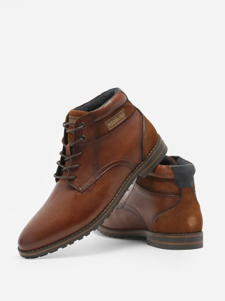 Bottines Elec En Cuir Redskins Marron men ELEC vue secondaire 1