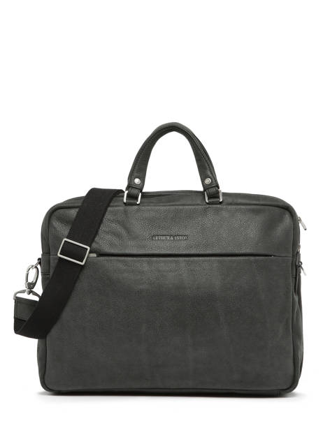 2-compartment Business Bag Arthur & aston Black cristiano 1079