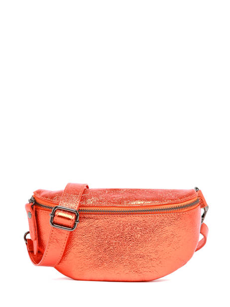 Sac Banane Nine Cuir Milano Orange nine NI19091N