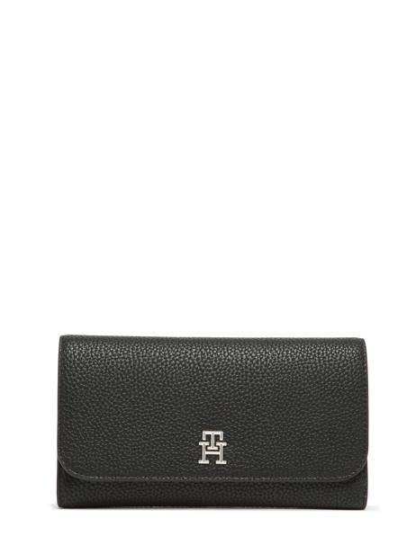 Wallet Tommy hilfiger Black th emblem AW14888