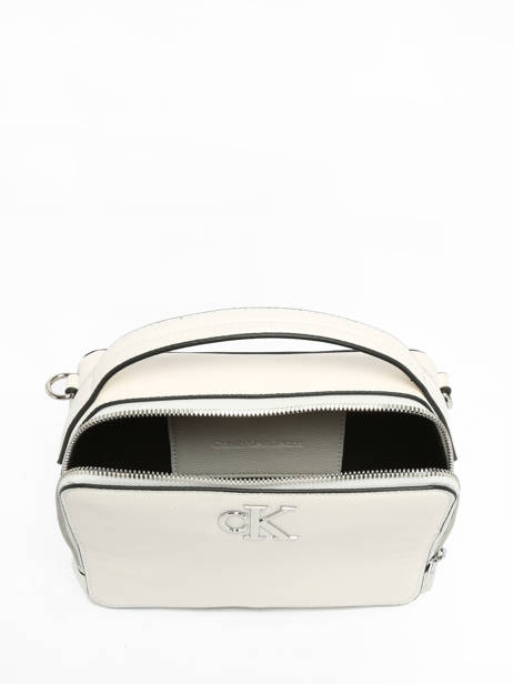 Crossbody Bag Minimal Mono Recycled Polyester Calvin klein jeans White minimal mono K610683 other view 3